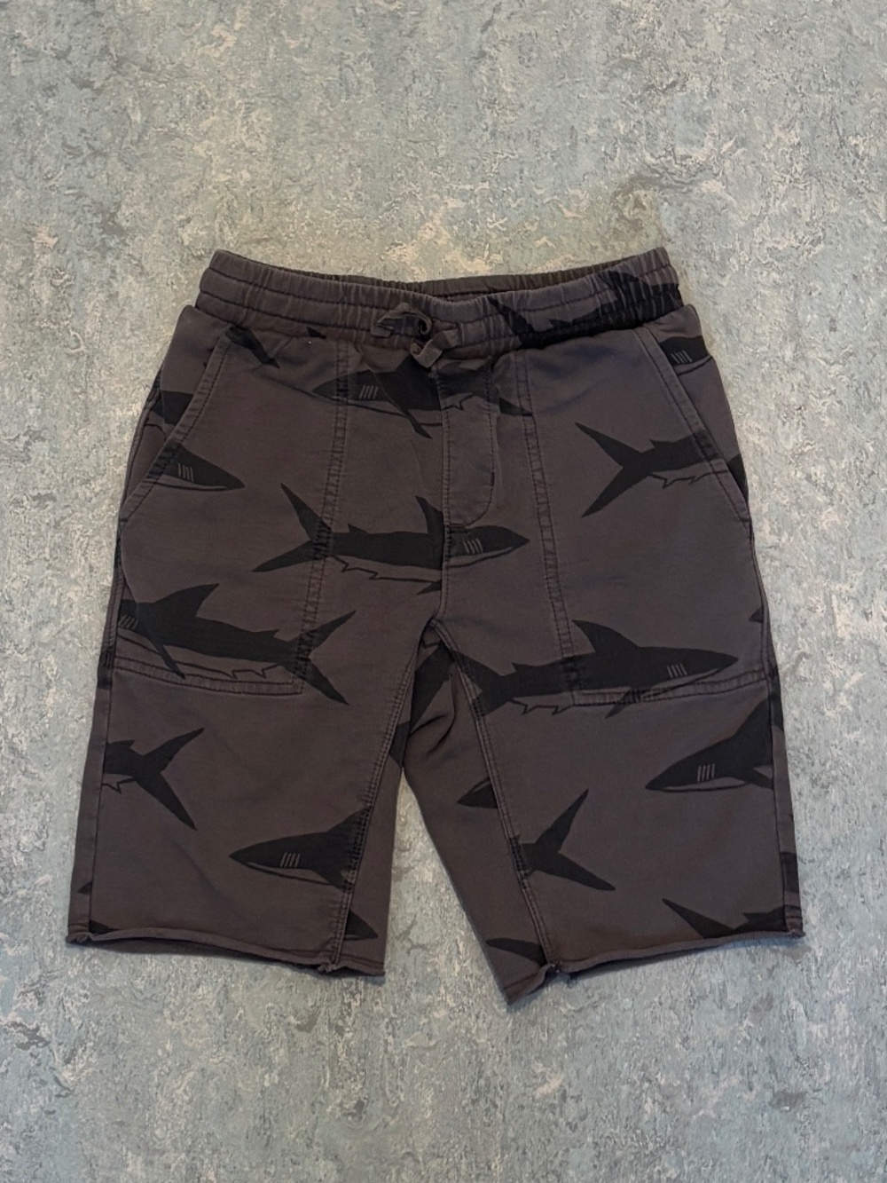 Tea Collection Boys Shark Print Shorts Size 10